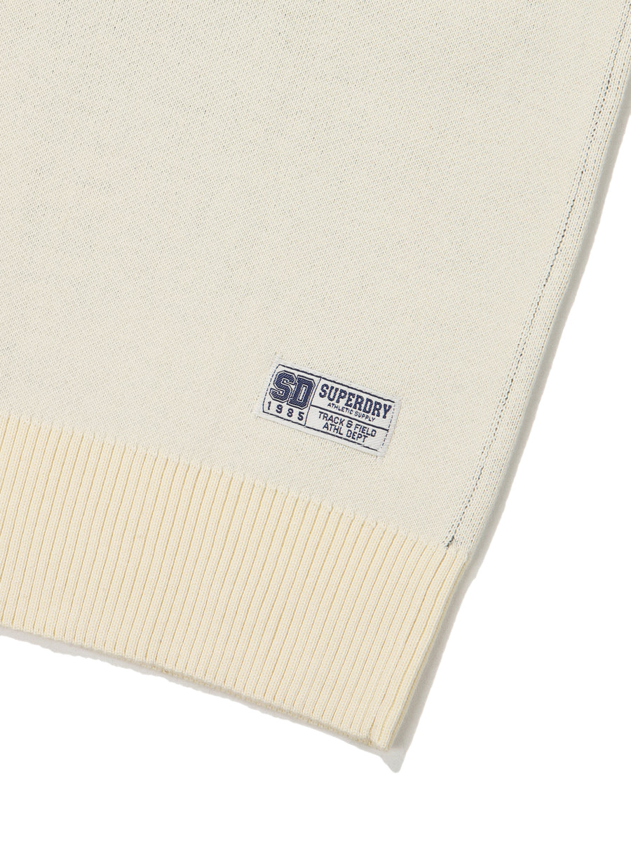 Core Logo Round Knit - Ivory