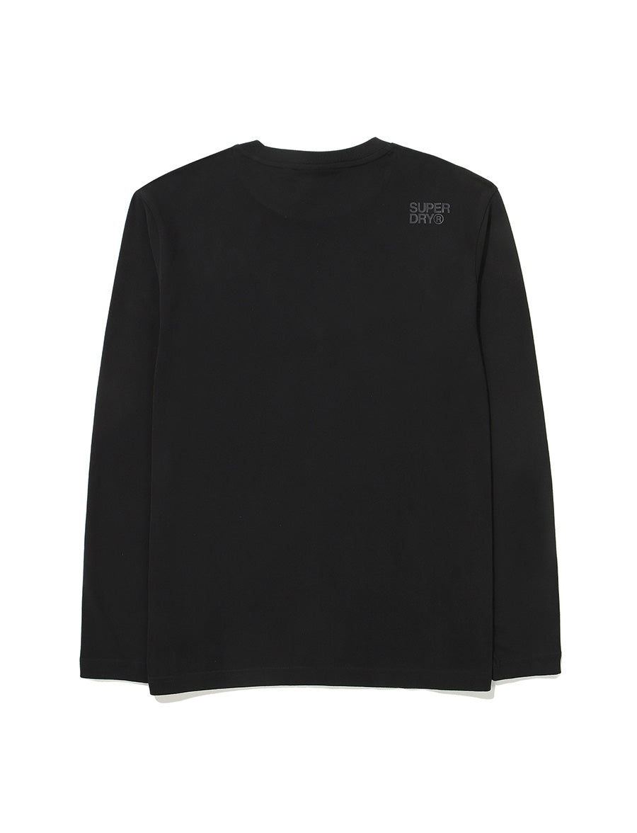 Regular Fit Heritage Small Long Sleeve - Black