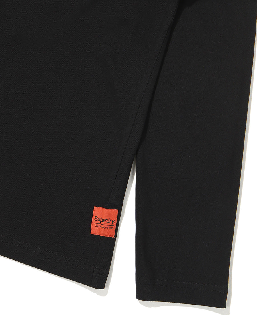 Regular Fit Heritage Small Long Sleeve - Black