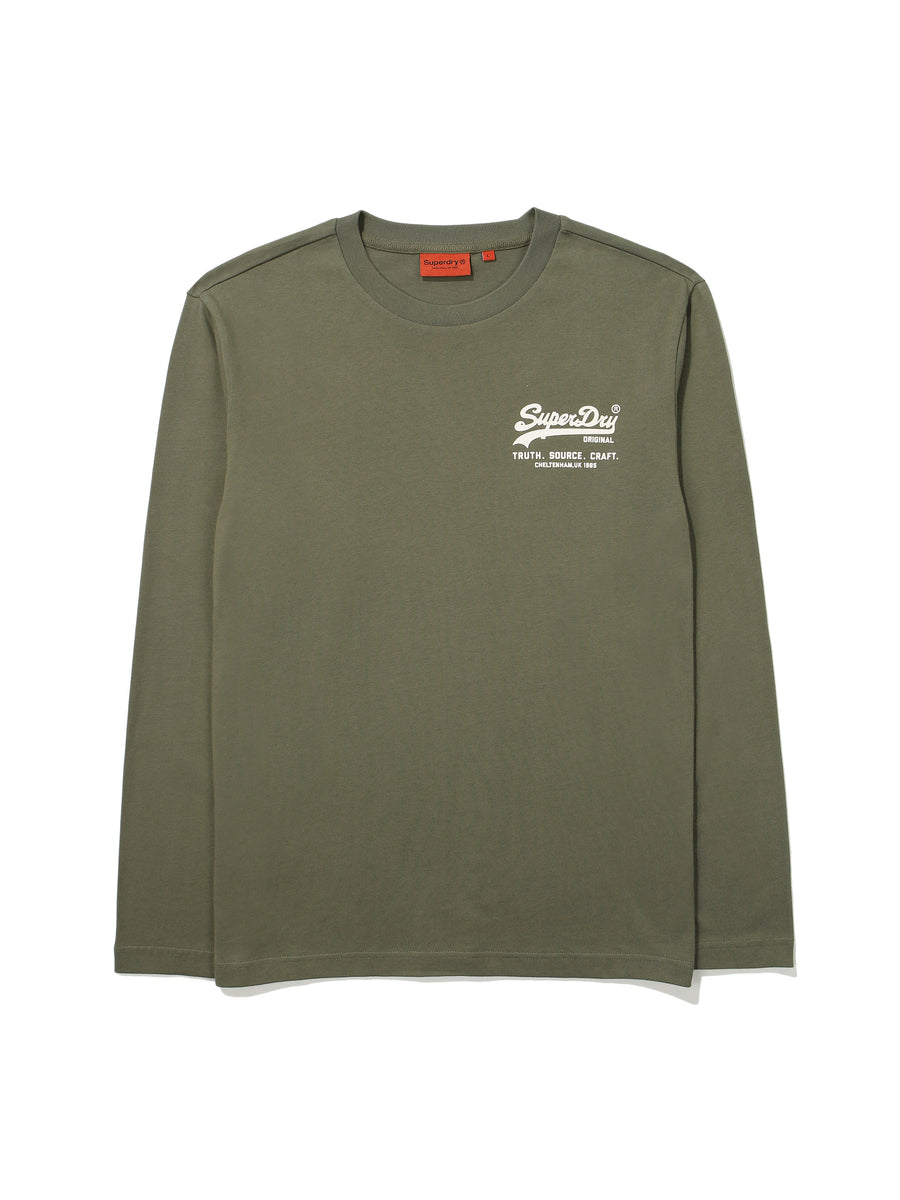 Regular Fit Heritage Small Long Sleeve - Khaki