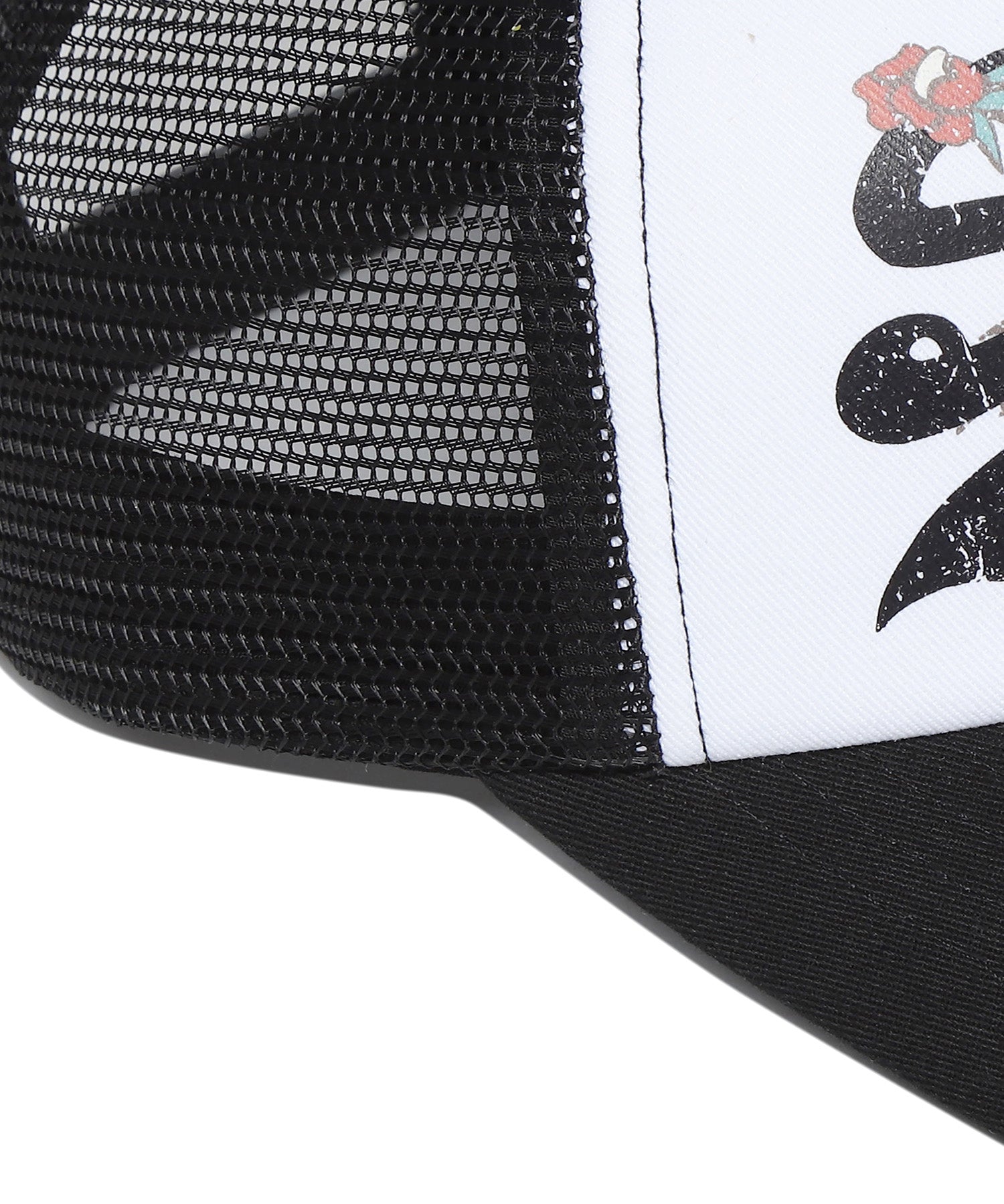 Tiger Mesh Trucker Ball Cap - Black