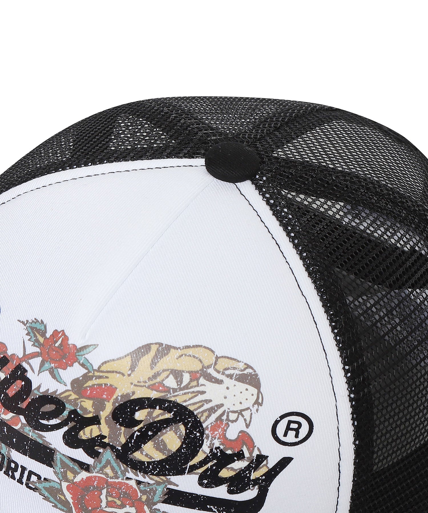 Tiger Mesh Trucker Ball Cap - Black