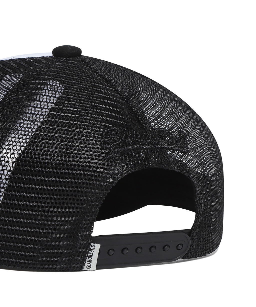 Tiger Mesh Trucker Ball Cap - Black