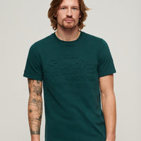 Embossed Vintage Logo T-Shirt - Dark Pine Green