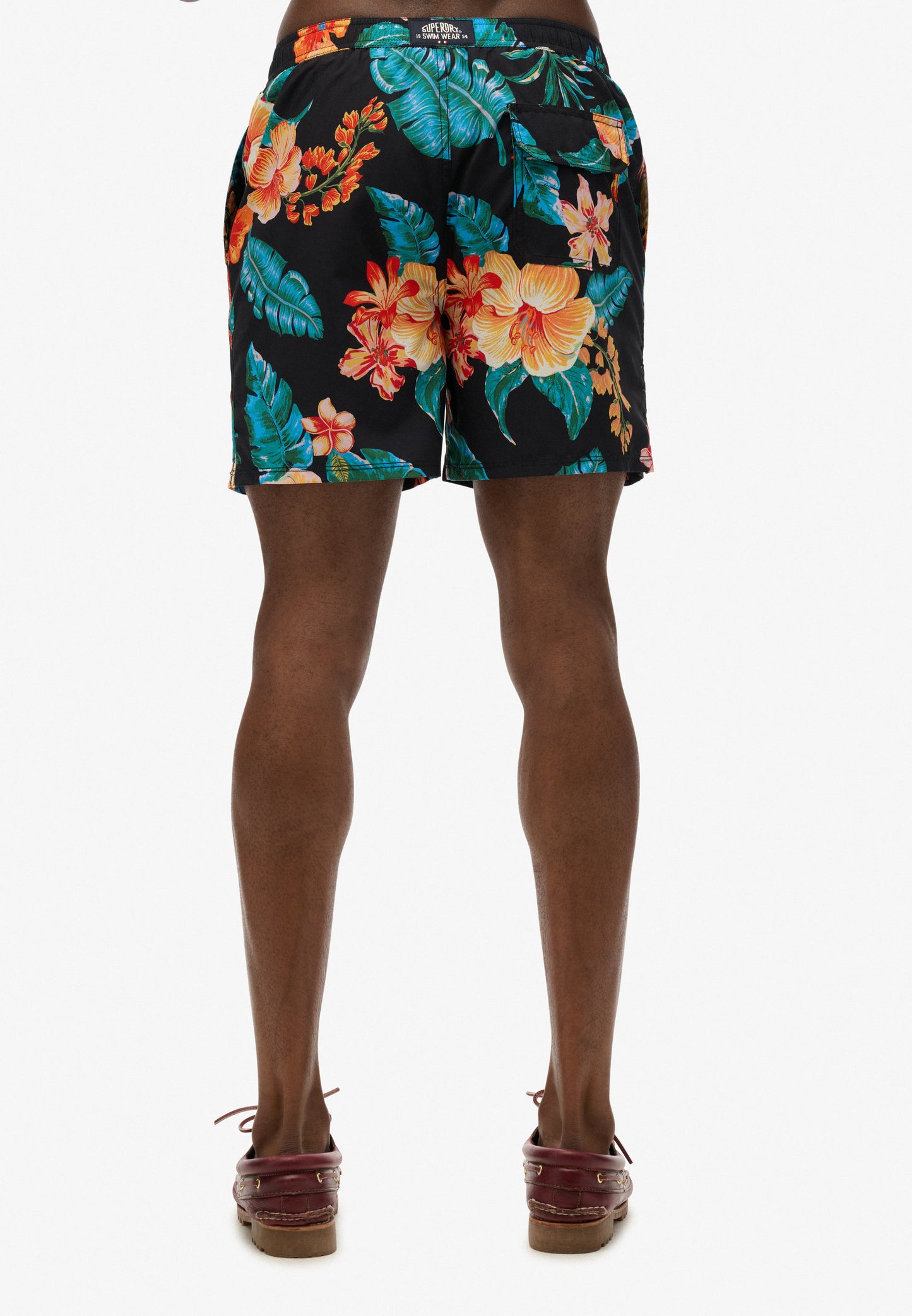 Hawaiian Print 16 Swim Short