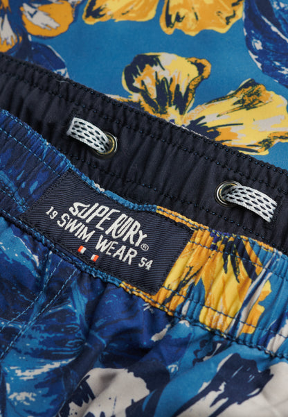Hawaiian Print 16 Swim Short