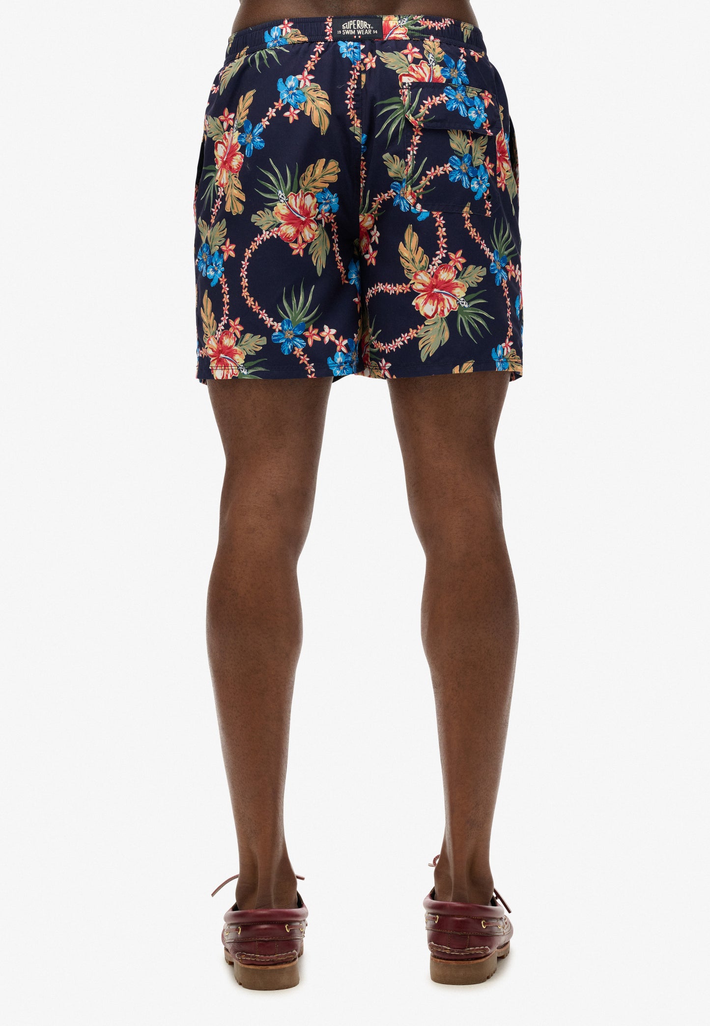 Hawaiian Print 16 Swim Short
