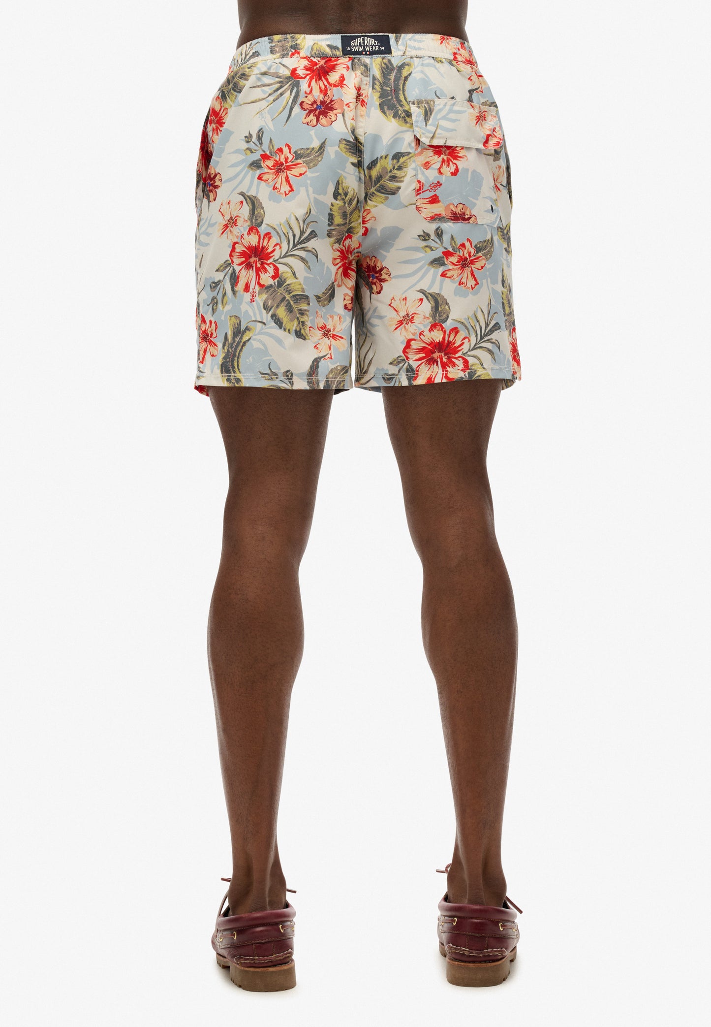 Hawaiian Print 16 Swim Short