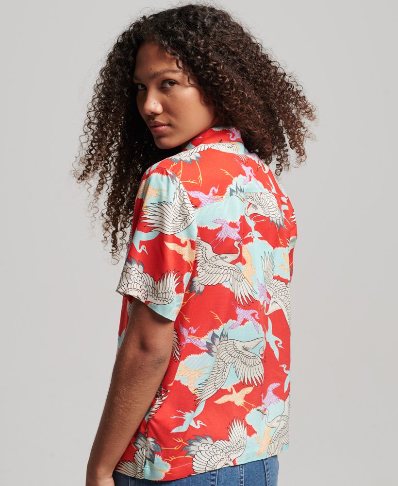 Beach Resort Shirt - Red