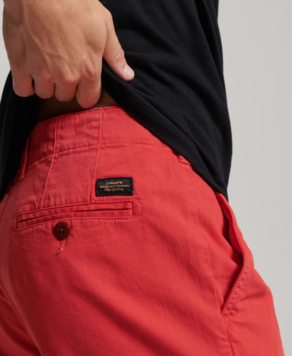 Officer Chino Shorts - Pink