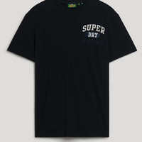 Embroidered Superstate Athletic Logo T-Shirt - Black