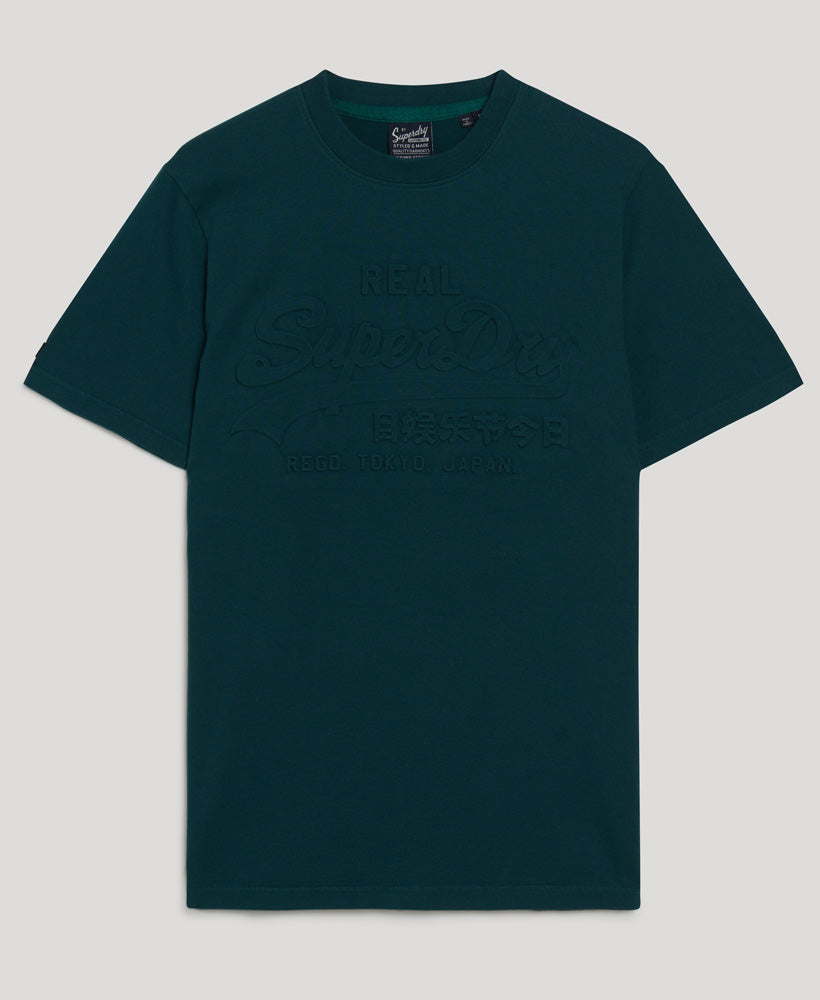 Embossed Vintage Logo T-Shirt - Dark Pine Green