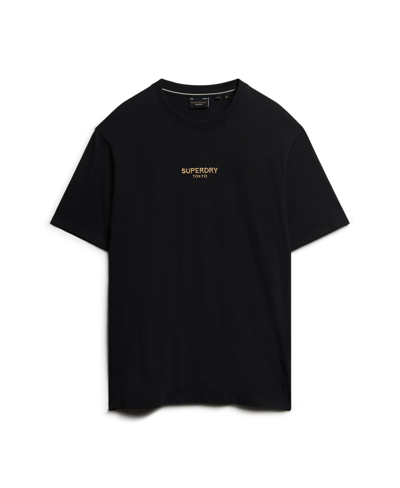 Luxury Sport Loose T-Shirt - Black/Gold