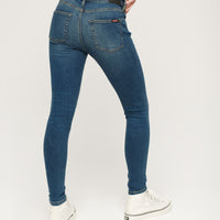 Organic Cotton Vintage Mid Rise Skinny Jeans - Fulton Vintage Blue