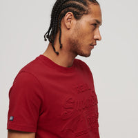 Embossed Vintage Logo T-Shirt - Expedition Red