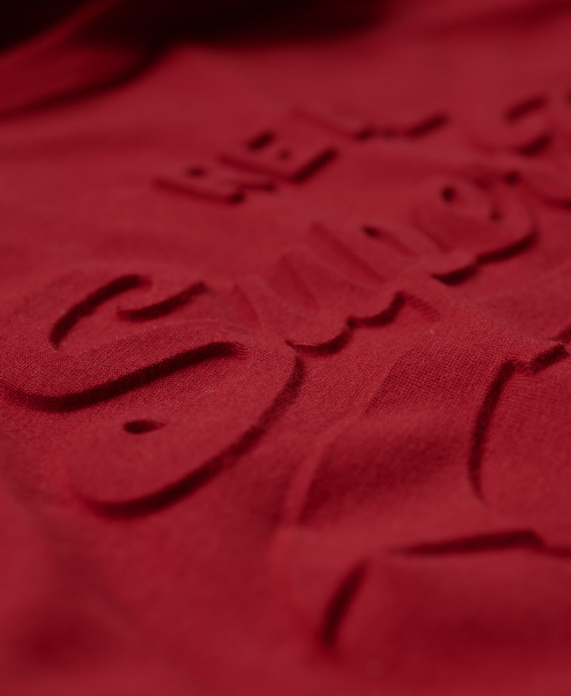 Embossed Vintage Logo T-Shirt - Expedition Red