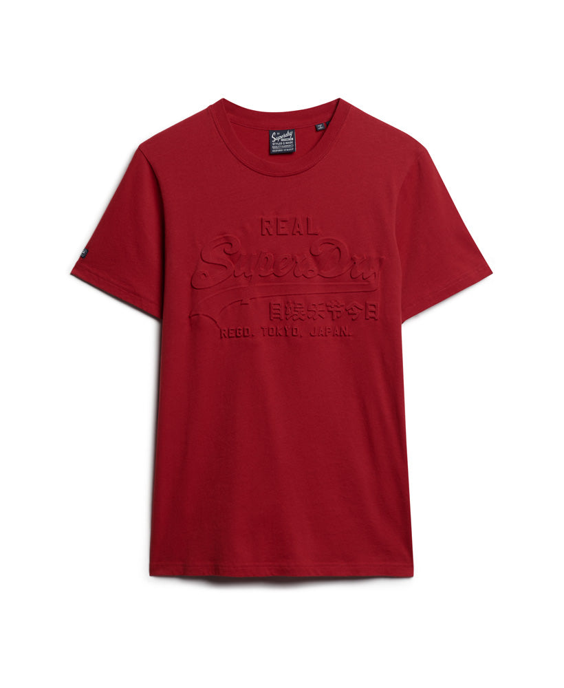 Embossed Vintage Logo T-Shirt - Expedition Red