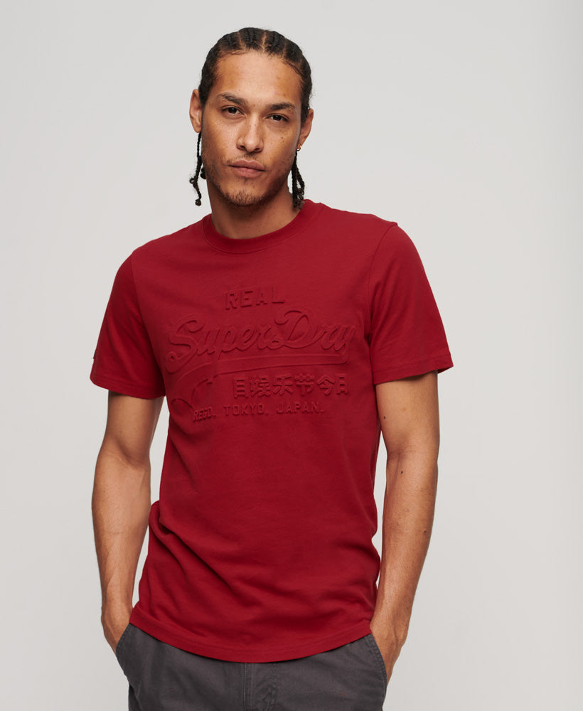 Embossed Vintage Logo T-Shirt - Expedition Red