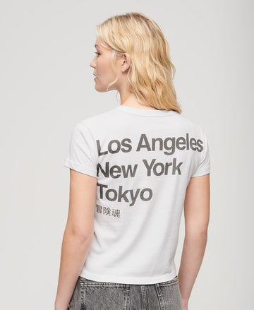 Core Logo City T-Shirt - Brilliant White