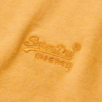 Organic Cotton Essential Logo T-Shirt - Ochre Yellow Marl