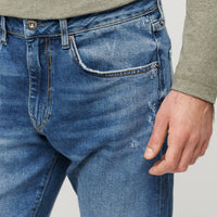 Vintage Slim Straight Jeans - Folsom Mid Blue