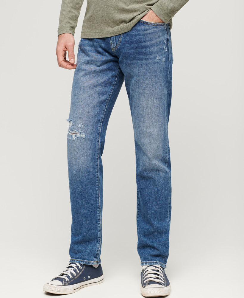 Vintage Slim Straight Jeans - Folsom Mid Blue