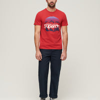 Great Outdoors Graphic T-Shirt - Ferra Red Marl