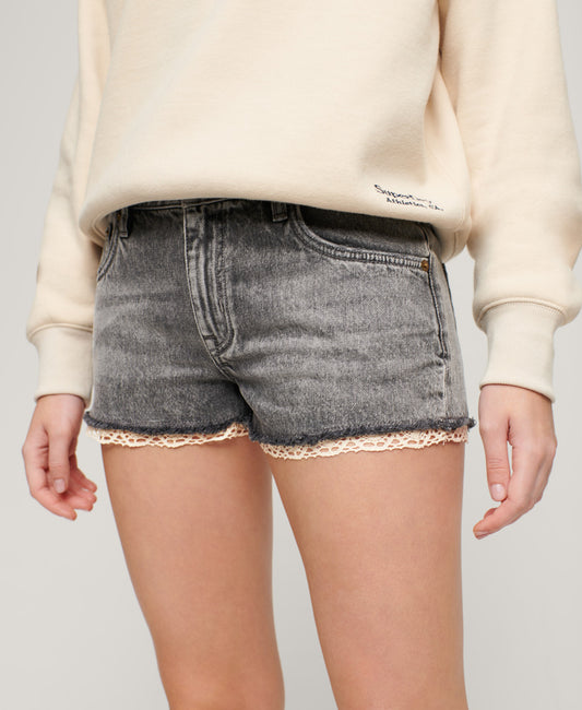 Denim Hot Shorts - Desert Vintage Silver
