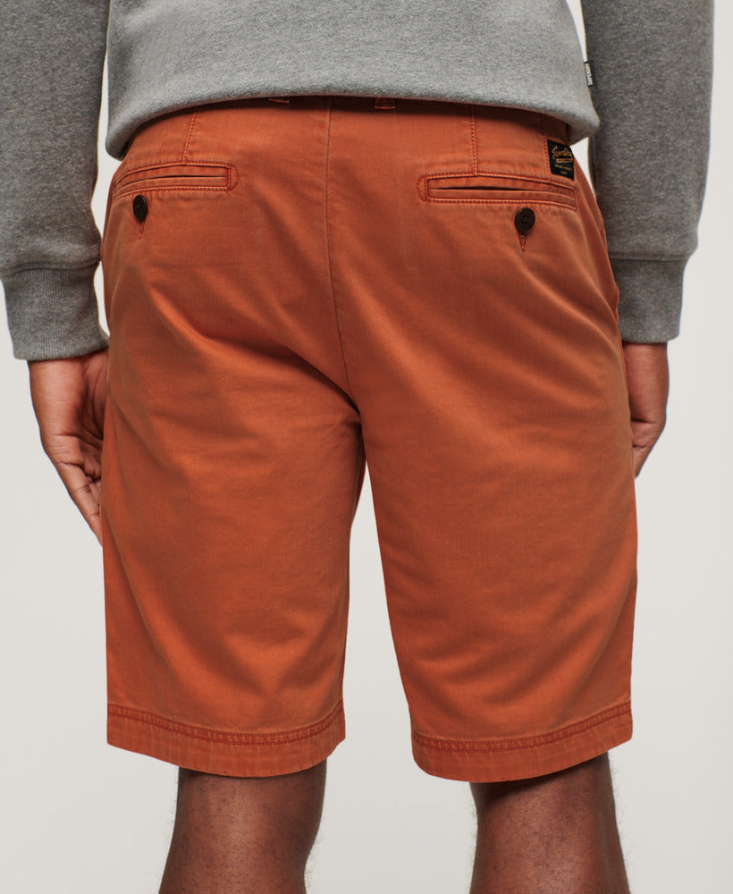 Officer Chino Shorts - Burnt Orange