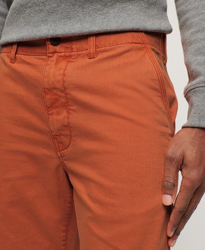 Officer Chino Shorts - Burnt Orange