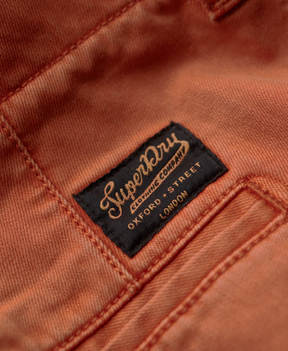 Officer Chino Shorts - Burnt Orange