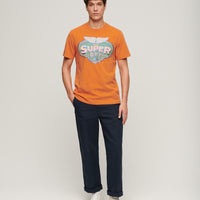 Gasoline Workwear T-Shirt - Denim Co Rust Orange