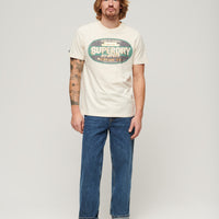 Gasoline Workwear T-Shirt - Rice White