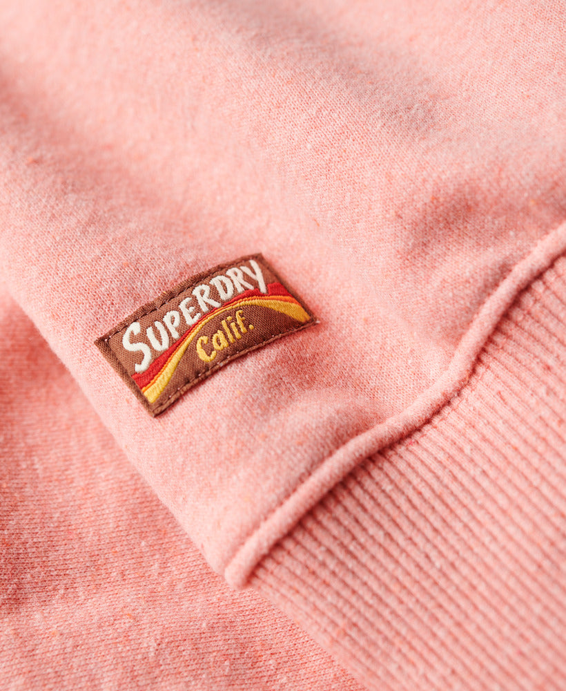 Tonal Loose Sweatshirt - Peach Pink Marl