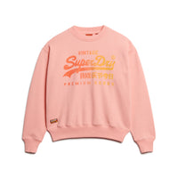 Tonal Loose Sweatshirt - Peach Pink Marl