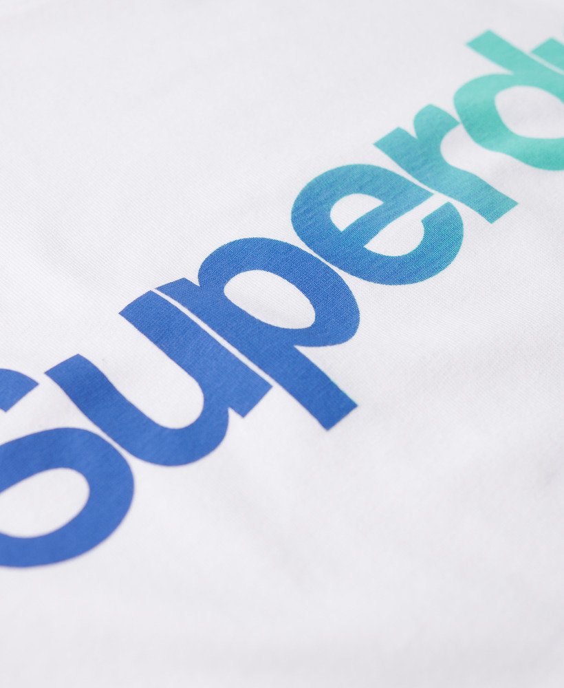 Core Logo Loose T-Shirt - Brilliant White Fade