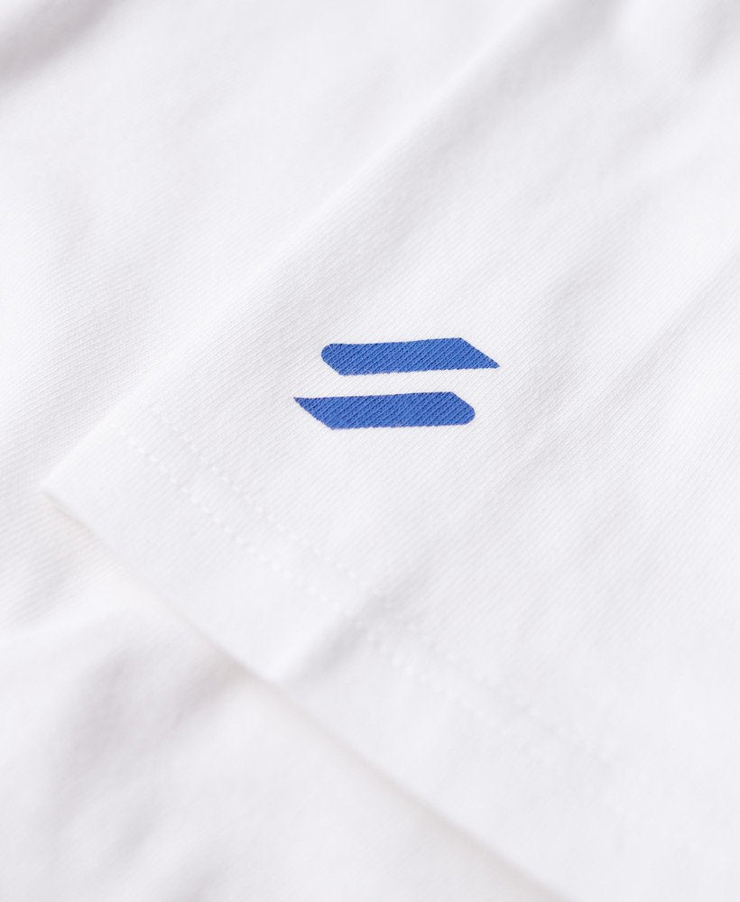 Core Logo Loose T-Shirt - Brilliant White Fade