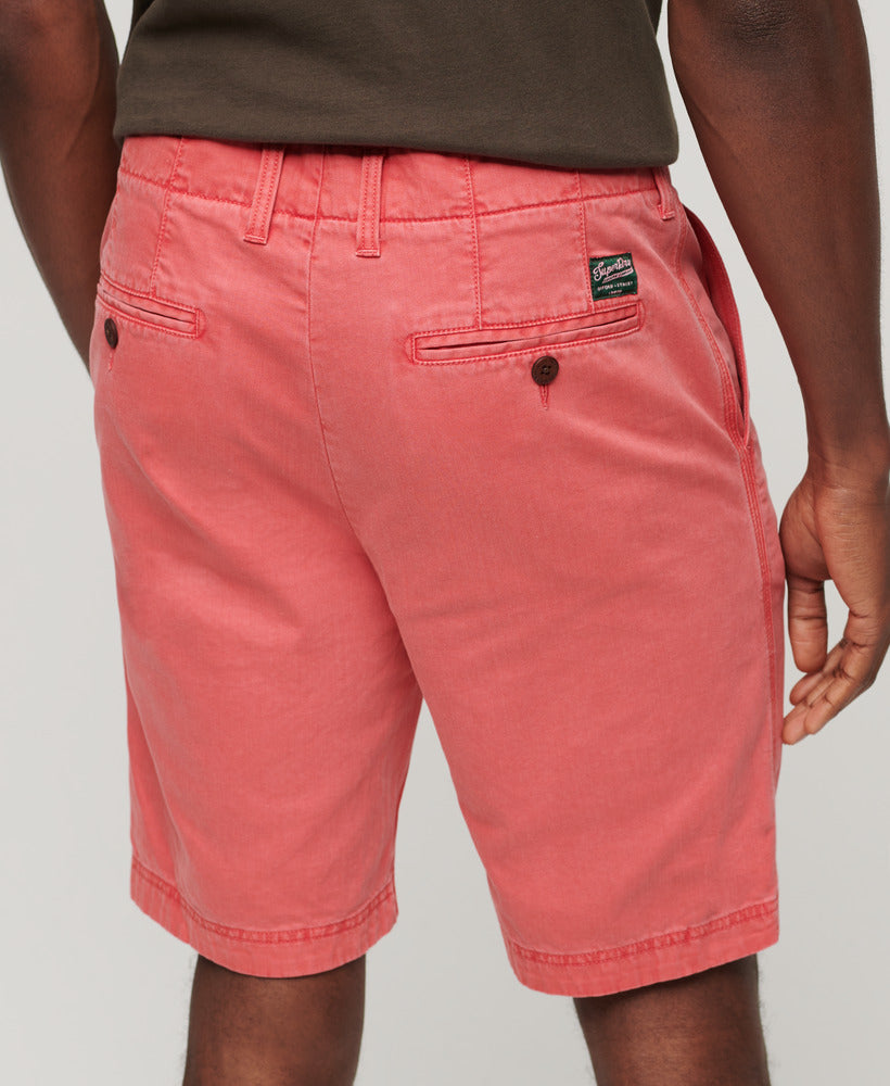Officer Chino Shorts - Coral