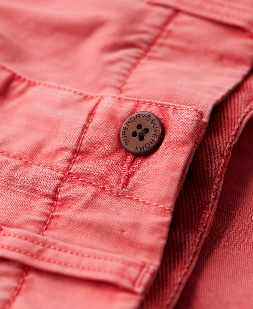 Officer Chino Shorts - Coral