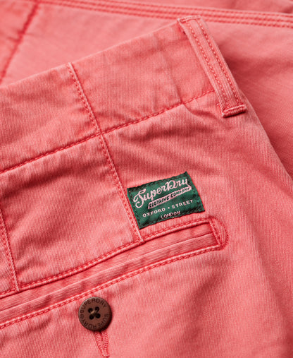Officer Chino Shorts - Coral