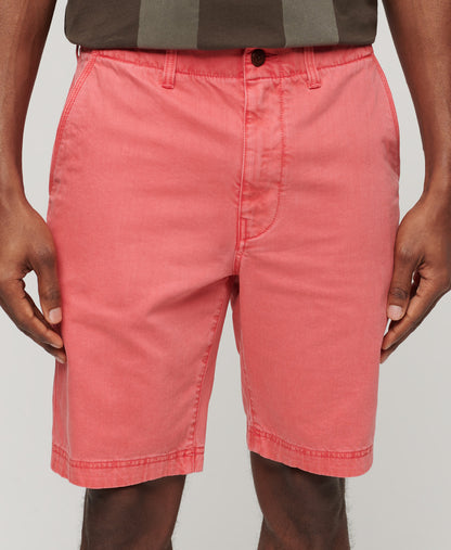 Officer Chino Shorts - Coral