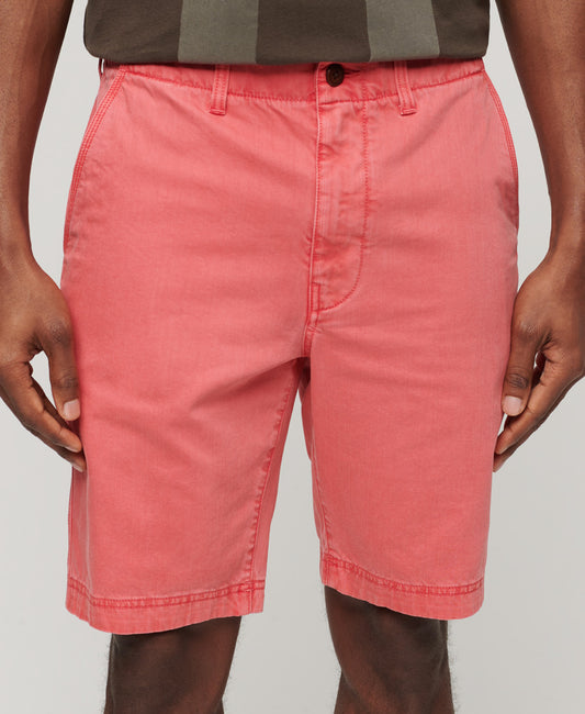 Officer Chino Shorts - Coral