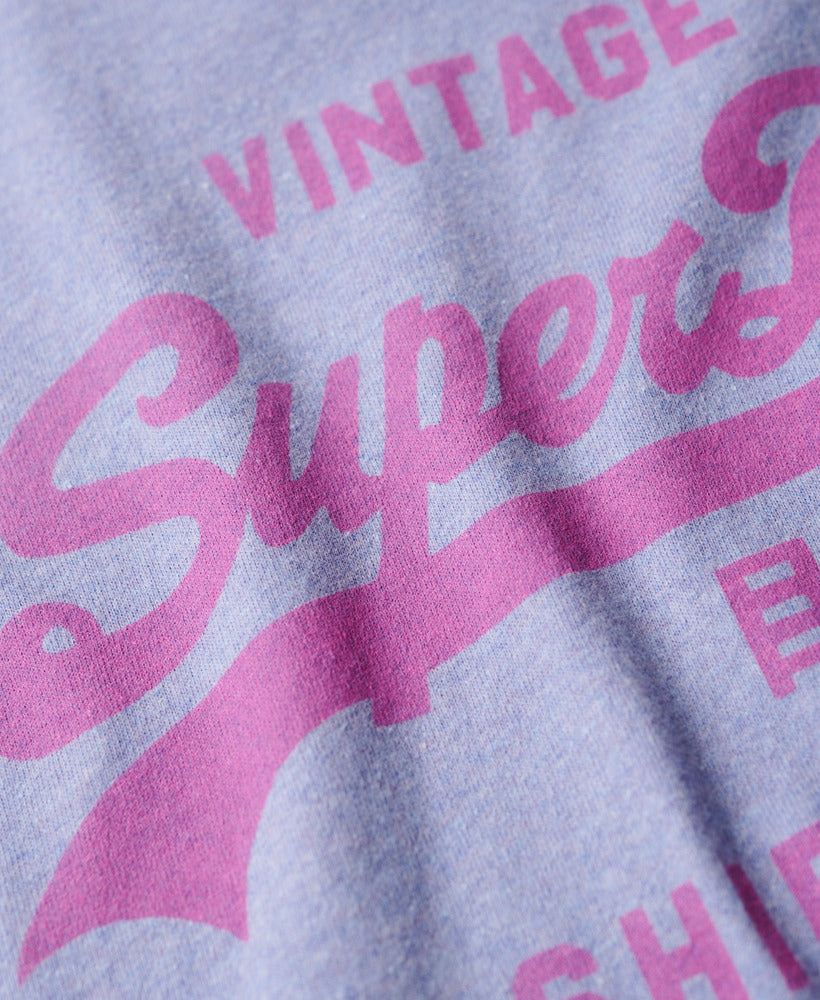 Vintage Logo Heritage Relaxed T-Shirt - Violet Marl