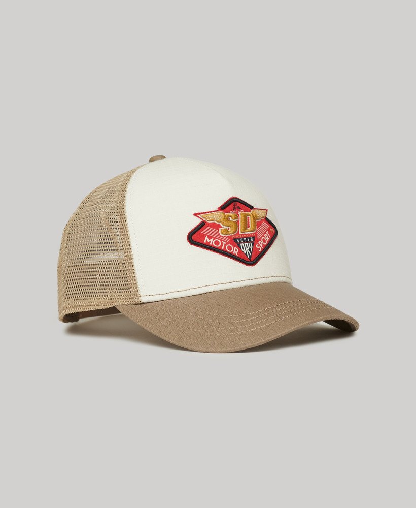 Dirt Road Trucker Cap - Deep Beige Slub