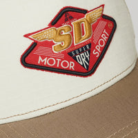 Dirt Road Trucker Cap - Deep Beige Slub