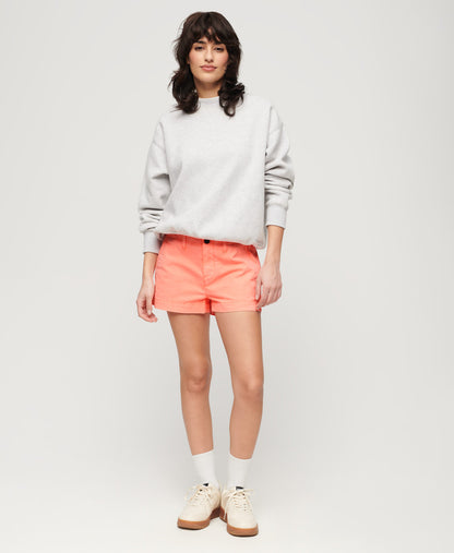 Chino Hot Shorts - Neon Red