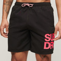 Sportswear Logo 17" Recycled Swim Shorts - Black