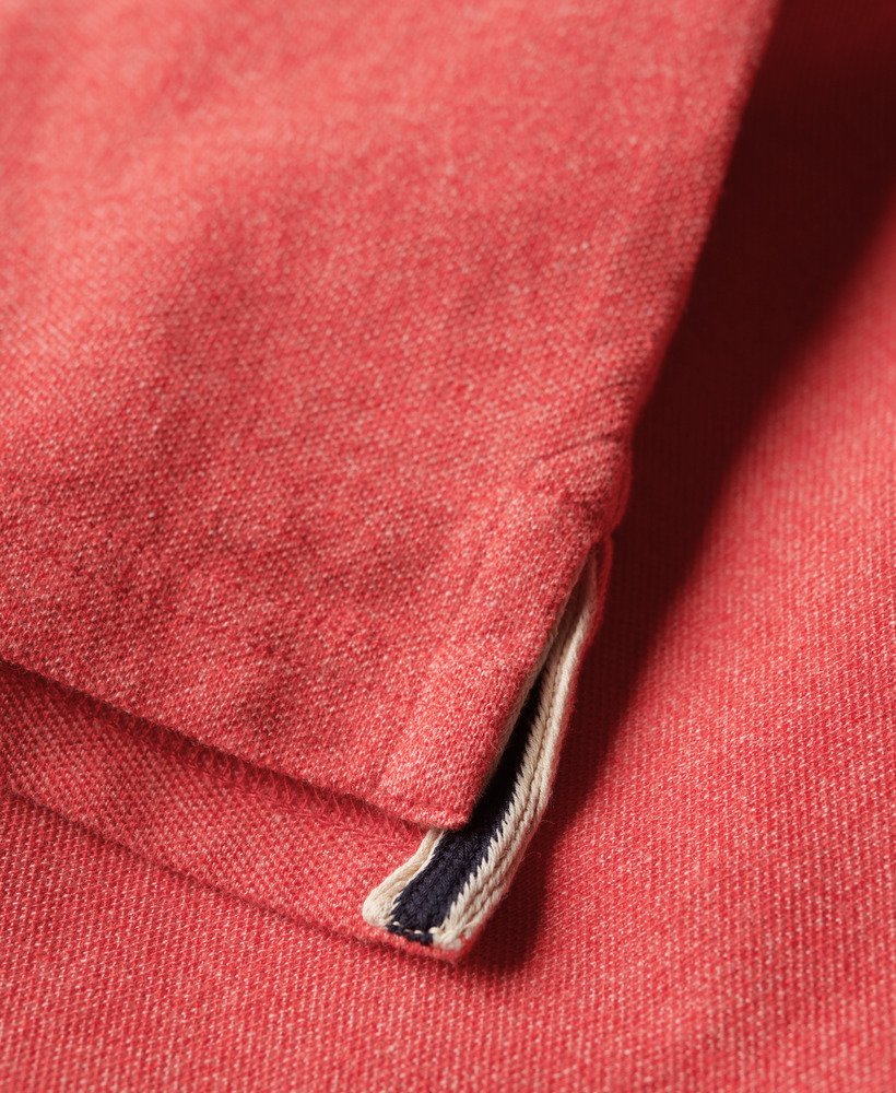 Classic Pique Polo Shirt - Hibiscus Red Marl