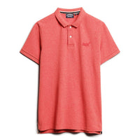 Classic Pique Polo Shirt - Hibiscus Red Marl