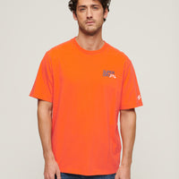 Sportswear Logo Loose Tee - Flame Orange